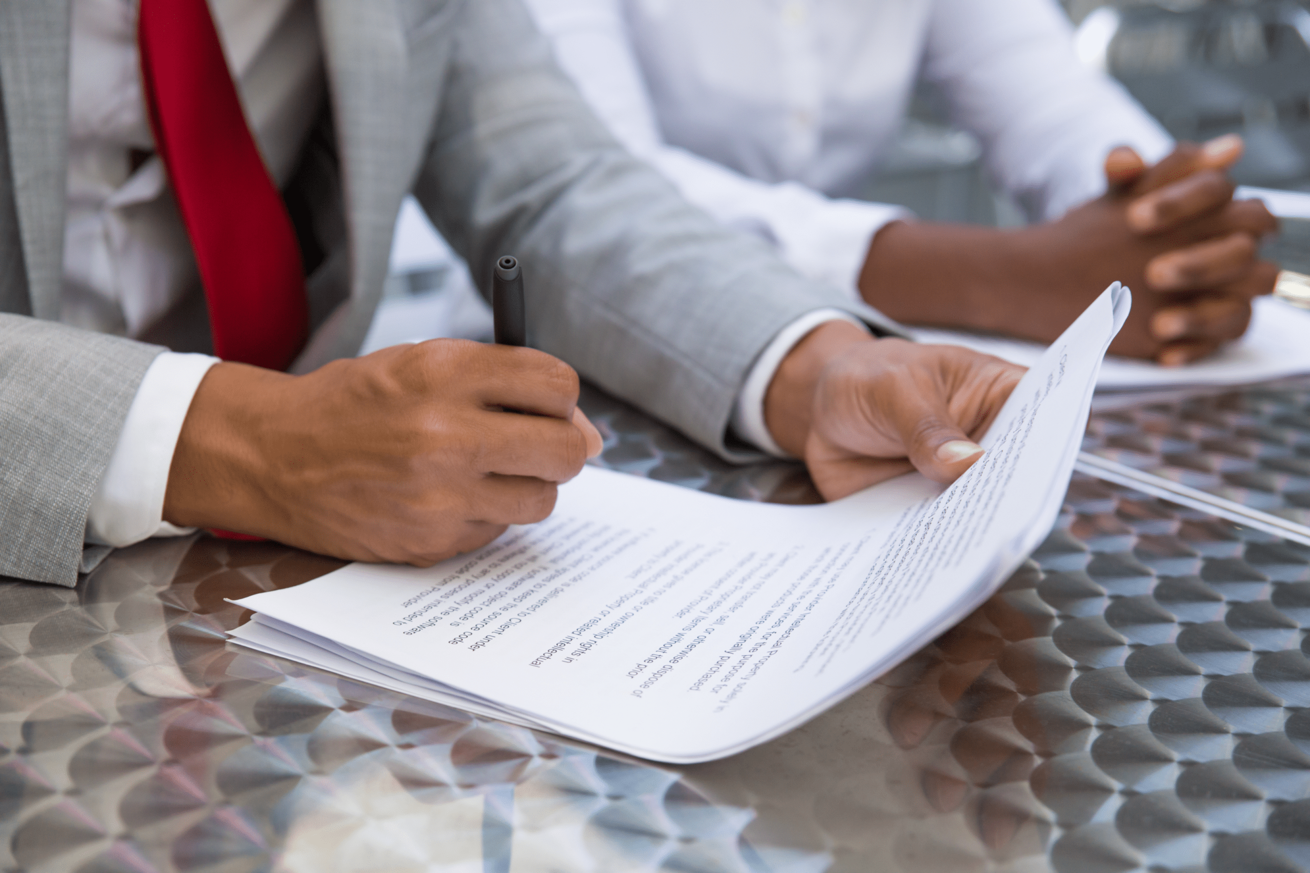 signing severance agreement