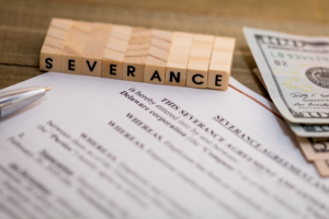 signing a severance agreement